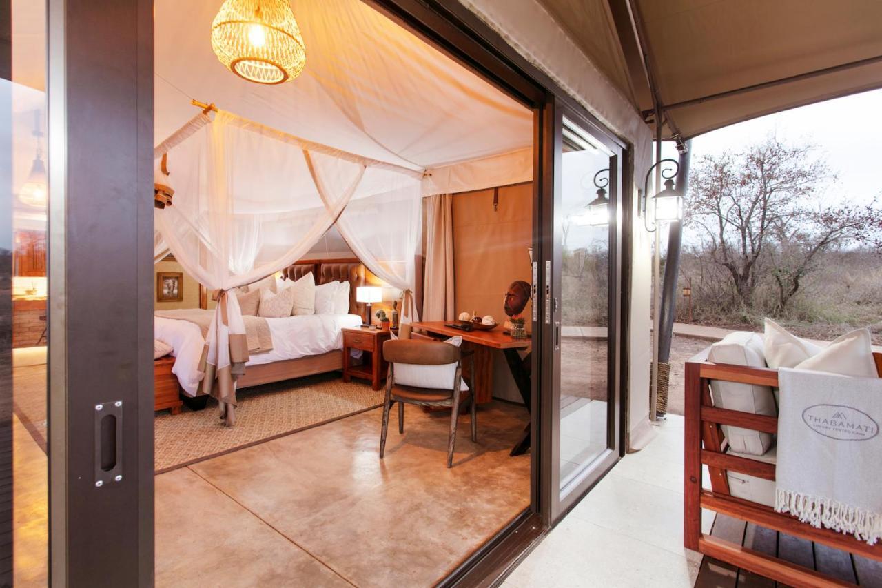 Thabamati Luxury Tented Camp Timbavati viltreservat Exteriör bild